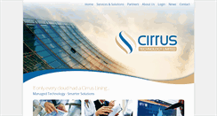 Desktop Screenshot of cirrustechnology.net