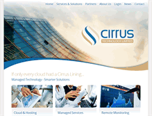 Tablet Screenshot of cirrustechnology.net